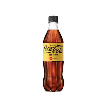 Газирана напитка Кока Кола 500мл Зеро лимон