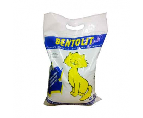 Котешка тоалетна Бентолит 4кг Бентонит Котешка тоалетна Бентолит 4кг Бентонит