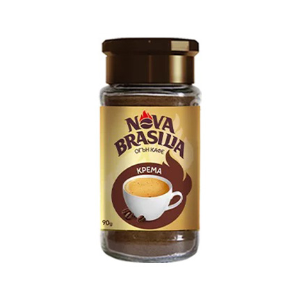 Разтворимо кафе Нова Бразилия 90г Крема