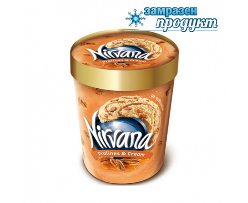 Сладолед Нирвана 850мл Пралина ХL