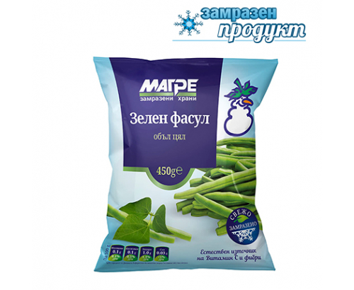 Зелен фасул Магре 450г Зелен фасул Магре 450г