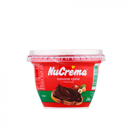 Какаов крем с лешници Нукрема 200г