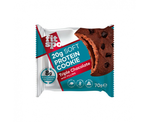 Протеинова бисквита Фит Спо 70г Троен шоколад Протеинова бисквита Фит Спо 70г Троен шоколад