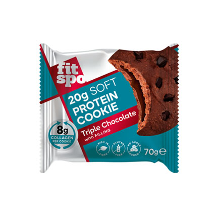 Протеинова бисквита Фит Спо 70г Троен шоколад