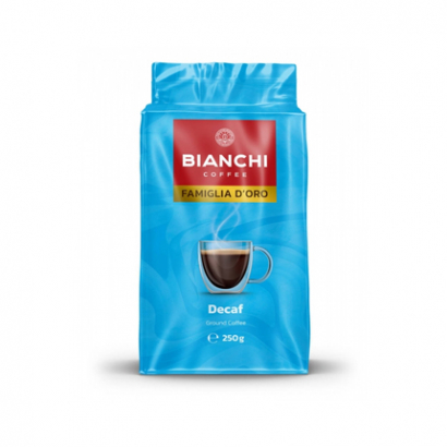 Мляно кафе Бианчи Фамилия Д'оро 250г Без кофеин