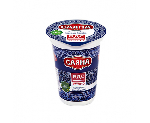 Кисело мляко Саяна 3,6% 400г БДС Кисело мляко Саяна 3,6% 400г БДС