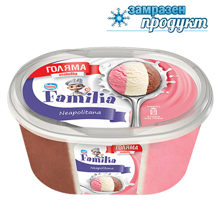 Сладолед Фамилия 505г Неаполитана