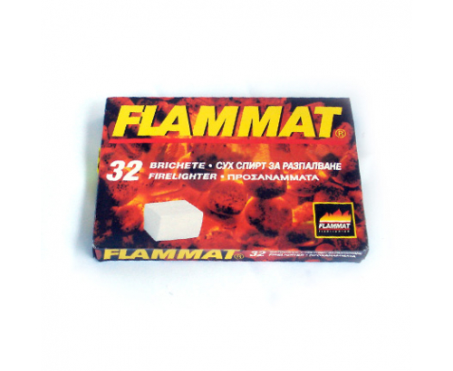 Сух спирт за разпалване Фламмат Сух спирт за разпалване Фламмат