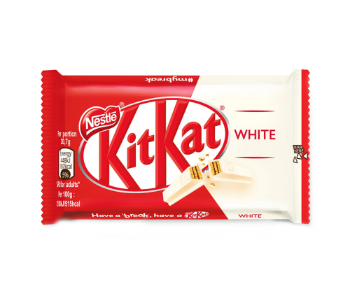 Десерт Кит Кат Фингър 42г бял шоколад Десерт Кит Кат Фингър 42г бял шоколад
