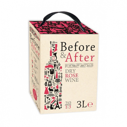 Вино Бифор енд Афтър 3л Розе