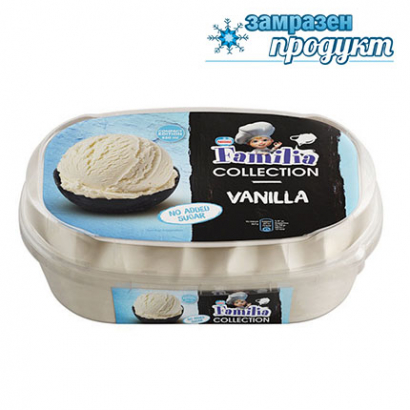 Сладолед Фамилия Колекция 900мл Ванилия без добавена захар