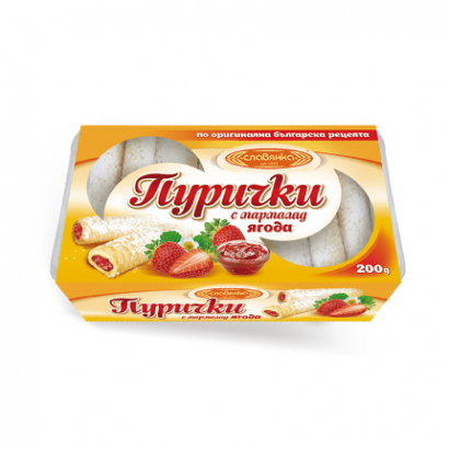 Пурички Славянка 200г С мармалад от ягода