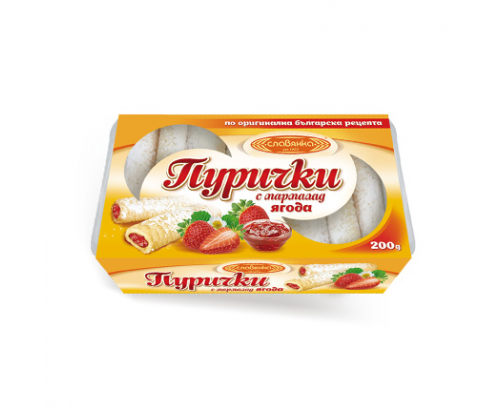 Пурички Славянка 200г С мармалад от ягода Пурички Славянка 200г С мармалад от ягода