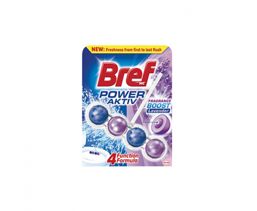 Ароматизатор за тоалетна Бреф 51г Пауър актив топчета Лавандула Ароматизатор за тоалетна Бреф 51г Пауър актив топчета Лавандула