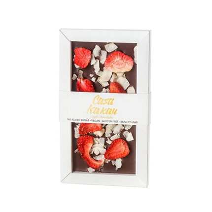 Шоколад Каса Какау 70г Ягода и кокос без захар Шоколад Каса Какау 70г Ягода и кокос без захар
