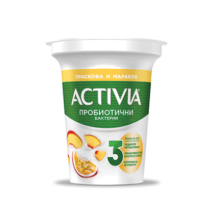 Активиа Плодова 280г Праскова и маракуя Активиа Плодова 280г Праскова и маракуя