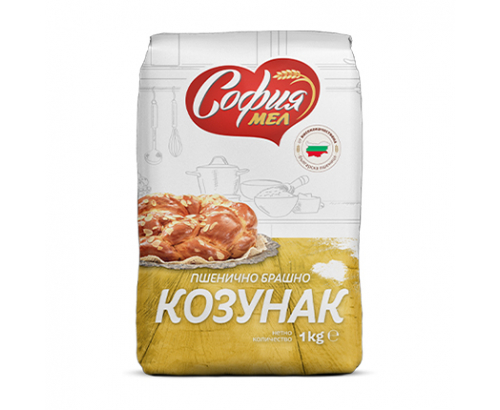 Брашно София Мел 1кг За козунак Брашно София Мел 1кг За козунак
