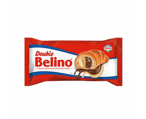 Кроасан Белино Дабъл 80г Какаов крем и Милфей Кроасан Белино Дабъл 80г Какаов крем и Милфей