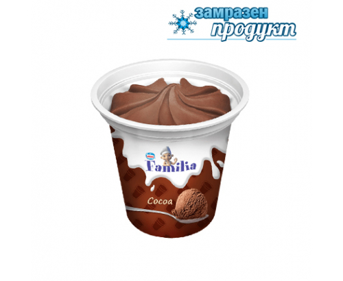 Сладолед Фамилия 130мл Какао Сладолед Фамилия 130мл Какао