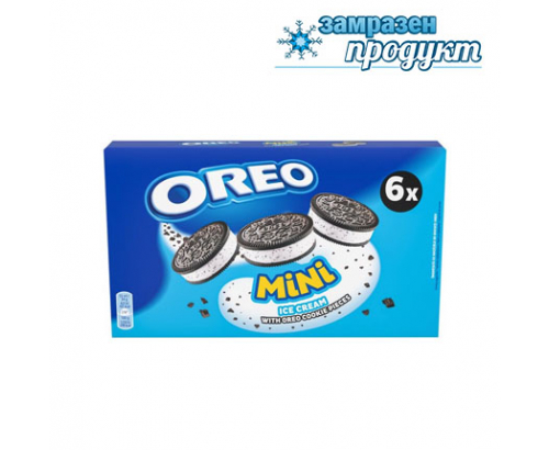 Сладолед Орео Мини сандвич 6Х55мл Сладолед Орео Мини сандвич 6Х55мл