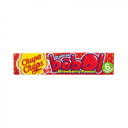 Дъвки Чупа Чупс 6бр Ягода