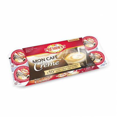Сметана за кафе Президент 10х10г