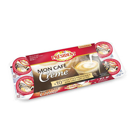 Сметана за кафе Президент 10х10г