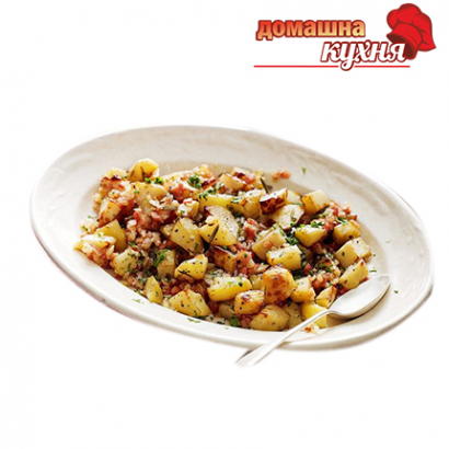 Запечени картофи с бекон