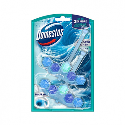 Ароматизатор за тоалетна Доместос 2х48г Синя вода океан