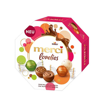 Шоколадови бонбони Мерси Ловлис 185г Класик