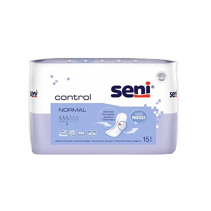 Урологични подложки Сени 15бр Контрол Нормал Урологични подложки Сени 15бр Контрол Нормал