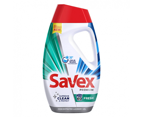 Гел за пране Савекс Премиум 2,7л Фреш за универсално Гел за пране Савекс Премиум 2,7л Фреш за универсално