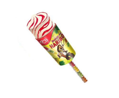 Сладолед Харибо 54г ванилия и ягода Сладолед Харибо 54г ванилия и ягода