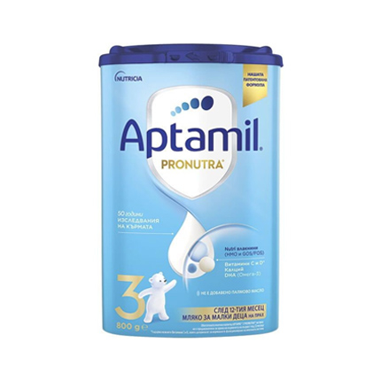Адаптирано мляко Аптамил Пронутра 3 800г