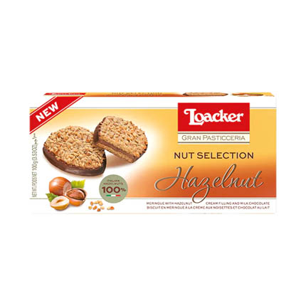 Бисквити Лоакер Меренге 100г С лешников крем