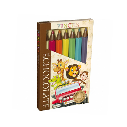 Шоколадови моливи 100г Сафари животни Шоколадови моливи 100г Сафари животни