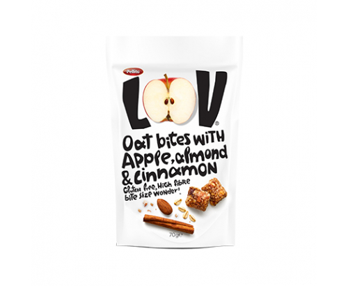 Овесени хапки Лов 70г Ябълка, бадем и канела Овесени хапки Лов 70г Ябълка, бадем и канела