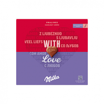 Шоколадови бонбони Милка 110г Лешник
