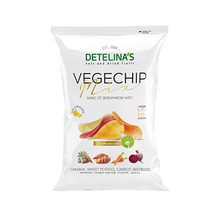 Зеленчуков чипс Детелина 60г