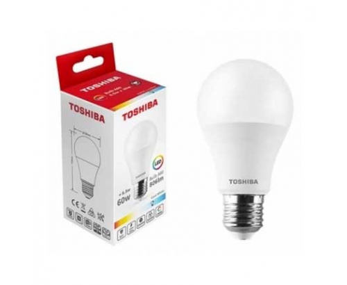 Лед крушка Тошиба 8.5=60W Е27 6500К 806LM Лед крушка Тошиба 8.5=60W Е27 6500К 806LM