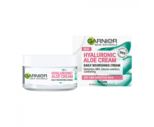 Крем за лице Гарние 50мл Хиалуроник Алое Крем за лице Гарние 50мл Хиалуроник Алое