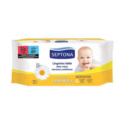 Влажни кърпи Септона 72бр Невен