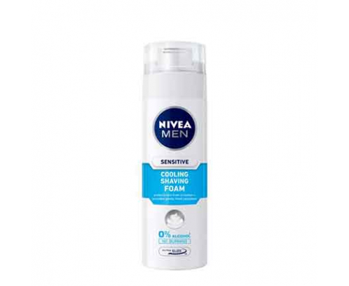 Пяна за бръснене Нивеа Мен 200мл Сензитив куулинг Пяна за бръснене Нивеа Мен 200мл Сензитив куулинг