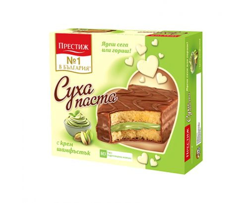 Суха паста Престиж 300г С крем шамфъстък Суха паста Престиж 300г С крем шамфъстък