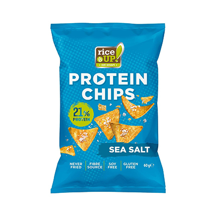 Протеинов чипс Райс Ъп 60г С морска сол