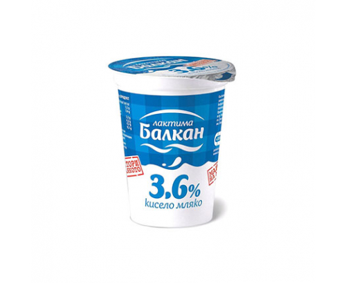 Кисело мляко Балкан 3,6% 400г Кисело мляко Балкан 3,6% 400г