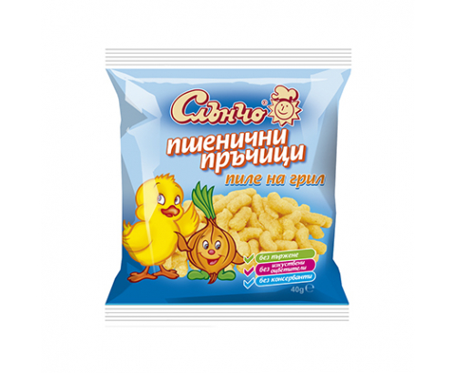 Пшенични пръчици Слънчо 30г Пиле на грил Пшенични пръчици Слънчо 30г Пиле на грил