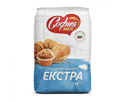 Брашно София Мел 1кг Екстра Брашно София Мел 1кг Екстра
