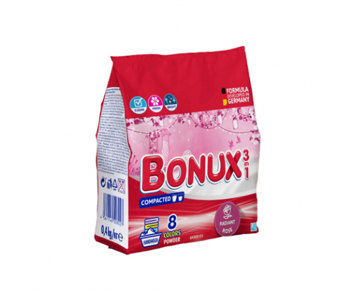 Прах за пране Бонукс 400г Магнолия/роза Прах за пране Бонукс 400г Магнолия/роза