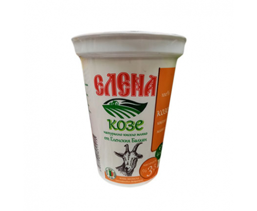 Кисело мляко Елена 3,5% 400г Козе Кисело мляко Елена 3,5% 400г Козе